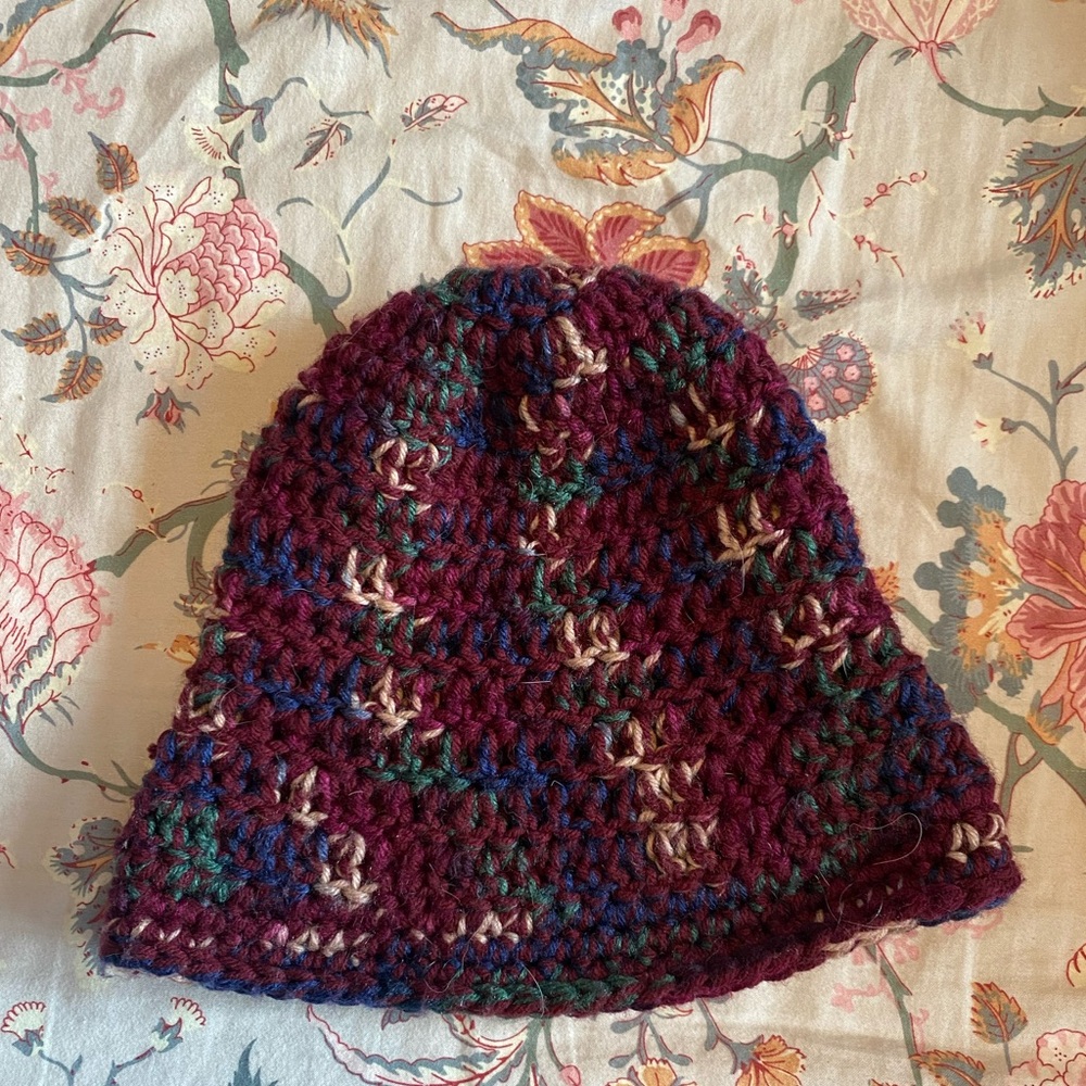 Multicolor Crochet Beanie